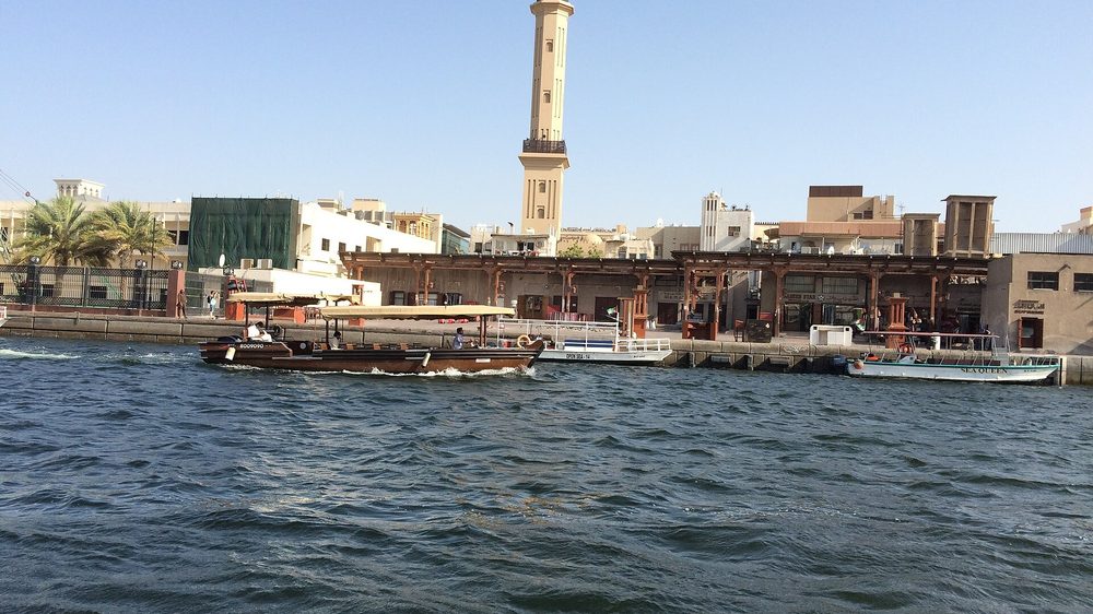 The old souk in Dubai during festival season