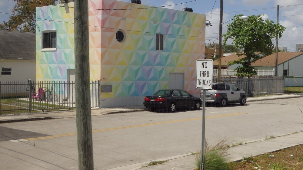 A street in the Wynwood arts district of Miami