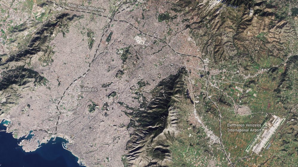 A coastal road on the Turkish Mediterranean.