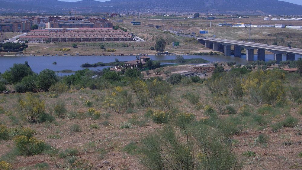 Driving a rental car along a Spanish motorway with toll booths ahead
