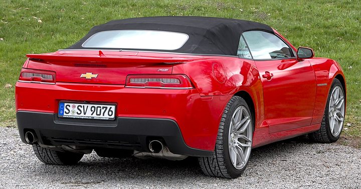Rent Chevrolet Camaro Convertible in Dubai